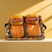 Balle anti-stress personnalisée en forme de crêpe moelleuse, avec logo imprimé, cadeau promotionnel en PU pour restaurants, bureaux matinaux et thérapie manuelle