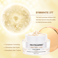 Marque privée Éclaircissement du visage Vitamine C Blanchiment Élimination des taches brunes Blanchiment de la peau Crème éclaircissante pour le visage pour femmes