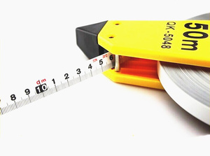 Custom Logo 50 Meter Metric ABS & Stainless Steel Double-Sided Portable <b>Measuring</b> <b>Tape</b> - Product Image 2