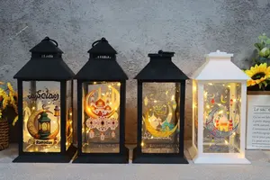 Muslim Islam Decor Ramadan LED Mubarak Products Kareem Advents Lights Lanterns Holiday Decoration