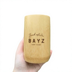 Durable Beautiful Eco2go Natural <b>Bamboo</b> Eco-Friendly Reusable <b>Coffee</b> <b>Cups</b> Custom Logo Minimalist Design Custom Sizes Gift Box - Product Image 1