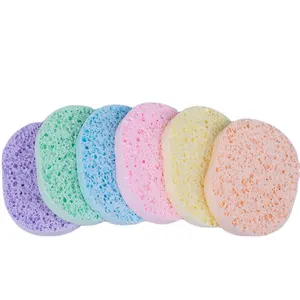 Facial Soft Pva Bamboo Charcoal Deep Cleaning Sponge Face Cleansing Soft Face Washing Sponge