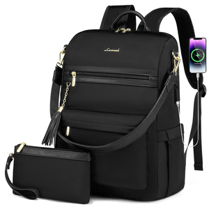 Borsa da infermiera per insegnante di lavoro espandibile alla moda 2023 <span class=keywords><strong>con</strong></span> borsa da polso carina zaino da viaggio multifunzione impermeabile per laptop da donna USB - Product Image 1