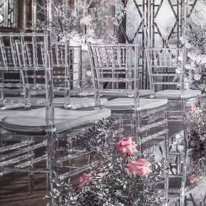 Sillas Apilables Transparentes de Plástico para Bodas, Hoteles, Fiestas y Eventos, Venta al Por Mayor - Product Image 5