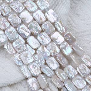 Petites perles de culture d'eau douce naturelles imitation, 1-1,25 mm, vente en gros, pour collier semi-fini DIY - Product Image 1