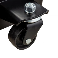 Cric hydraulique XDRD 3 tonnes à profil bas en acier au carbone, double pompe, robuste, pour berlines, SUV et réparation en garage