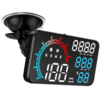 WiiYii G11 Universelles HUD GPS Head-up-Display Tachometer Kilometerzähler LED-Uhr Auto-Messgerät USB-Installation Geschwindigkeits-/Ermüdungsalarm