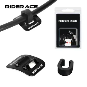 Riderace ตัวแปลงแคลมป์ยึดสำหรับเบรค6ชิ้น/เซ็ต, ตัวหนีบสายท่อหัวเข็มขัดอลูมิเนียมอัลลอยด์ติดบนท่อน้ำมันจักรยาน