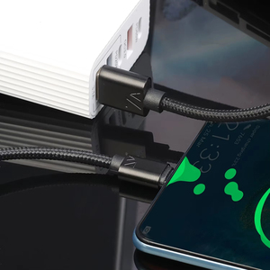 Cavo dati USB a to Type C 7A treccia di ricarica Super veloce per <span class=keywords><strong>Samsung</strong></span> Xiaomi Mi telefono Tablet cavo USB-C ricarica rapida - Product Image 5