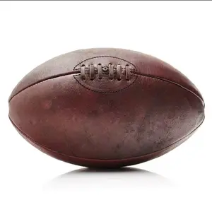 2024 wholesale price customized logo leather football professional n retro football size 9 n football