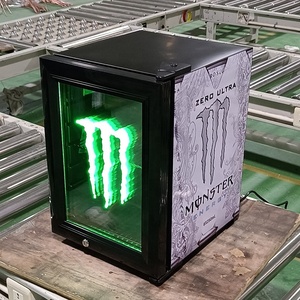 Meilleures ventes 2025 Mini réfrigérateur LED 21L Porte en <span class=keywords><strong>verre</strong></span> personnalisée Compresseur mécanique pour boissons fraîches - Product Image 1