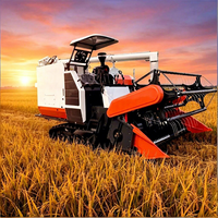 Moissonneuse-batteuse automotrice Wishope de haute qualité 100 CV pour riz et céréales à alimentation complète