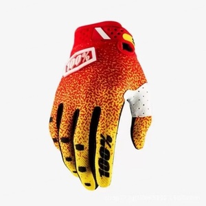 Gants de course unisexes AmpsafeX à doigts entiers, en cuir microfibre respirant antidérapant pour le cyclisme, la moto et les sports - Product Image 1