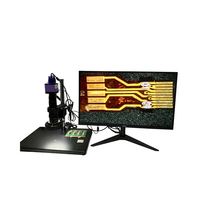Microscope électronique numérique bon marché avec écran LCD HD 21 pouces