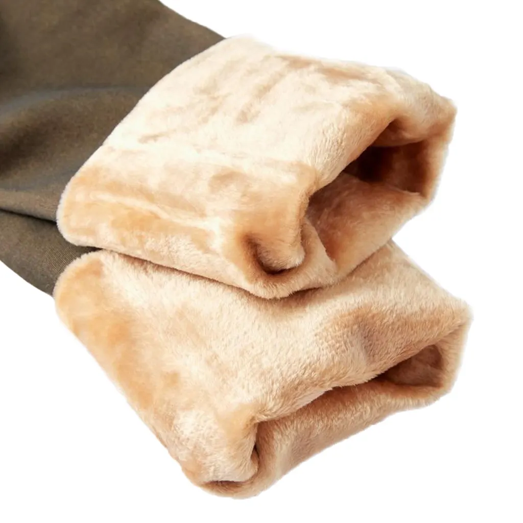 Großhandel Hot Sale Warm Legging Frauen Winter Dickes Fleece Enge durchscheinende thermische Kaschmir Strumpfhosen