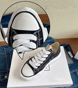 Sneakers di Lusso in Tela da Designer, <span class=keywords><strong>Scarpe</strong></span> Basse Mmy in Tela Nera per <span class=keywords><strong>Uomo</strong></span> e Donna, Calzature Casual Maison MIHARA YASUHIRO - Product Image 3