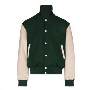 Chaqueta Bomber Varsity Personalizada para Hombre, Bordada, con Letras, Manga de Nailon, Color Personalizado, Secado Rápido, Alta Calidad - Product Image 1