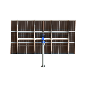 Traqueur solaire à double axe 6 panneaux photovoltaïques pour montage au sol, conception et fabrication sur mesure, entraînement rotatif, suivi du soleil, marque astronomique BOFU - Product Image 6