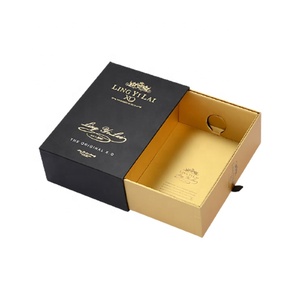 Custom luxury gold boxes for big brand with your logo drawer packaging gift boxes for T-shirt