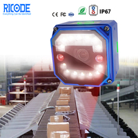 Lecteur de codes-barres 2D fixe à scan rapide, IP67, autofocus, DPM, robuste, industriel, Ethernet, pour convoyeur