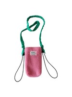 Sangle réglable Mode Puffer Sling Bandoulière Téléphone Sac Pochette Titulaire Feutre Bouteille Dessin Animé Motif 1L Capacité Portable Sac