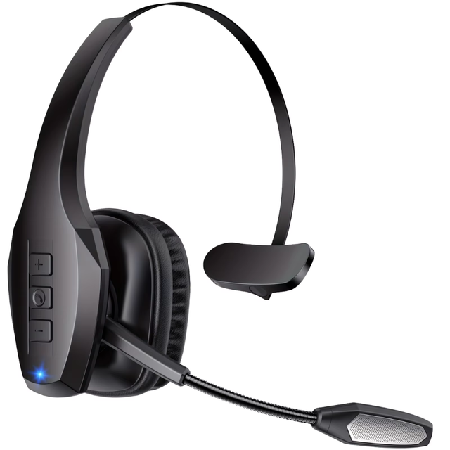 High Quality Wireless Over-ear Long Battery Life Headphone with Mic V5.4 ANC ENC Noise Canceling Telephone Headset for Office