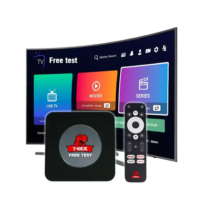 Trex TV set-top box dünyanın en iyi premium 4K ip abonelik hizmeti Android TV kutusu