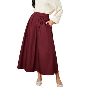 Elegante Falda Midi Casual para Mujer con Tela Transpirable Ecológica y Diseño Ligero para Días Cálidos - Product Image 2
