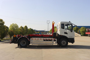 Dongfeng รถ12ton 4X2ไฟฟ้าแขนเกี่ยวเครื่องอัดขยะเกียร์อัตโนมัติปั๊มเครื่องยนต์ - Product Image 4