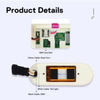 Rastreador GPS 4G para Camiones con Luz de Estacionamiento, Compatible con Wialon GPSWOX, Chasis Plan B, Rastreo GPS Oculto