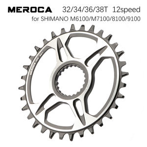 Rueda de cadena de bicicleta de 12 velocidades de montaje directo para Shimano M6100 M7100 M8100 M9100 plato ancho estrecho Compatible - Product Image 3