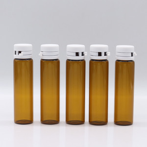 Flaconcini in Vetro Ambrato con Tappo a Crimpatura da 5ml, 10ml, 15ml, <span class=keywords><strong>Monodose</strong></span> Monouso - Product Image 2