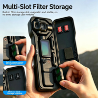 Étui de protection pour DJI Osmo Pocket 4/3, boîte de protection anti-chute portable tout compris, étui de rangement pour DJI Osmo Pocket 4/3
