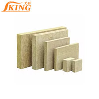 ISOKING Papan Wol Mineral Tahan Api untuk Pelapis Cerobong Asap Hemat Energi Tahan Air Kepadatan Tinggi