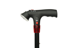 Gậy chống đi bộ nhà máy sản xuất, cán cao su, có thể điều chỉnh 9 độ, hợp kim nhôm, đèn LED tích hợp báo động - Product Image 3