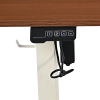 Table de bureau électrique personnalisable à levage silencieux, bureau pour ordinateur portable avec cadre en acier, bureau debout électrique réglable en hauteur