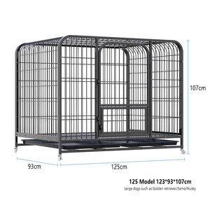 กรงสุนัขโลหะทนทานสำหรับสุนัขกรงสัตว์เลี้ยงในร่ม - Product Image 6