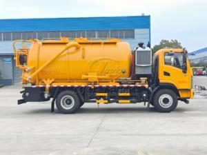 Camión Cisterna de Vacío SHACMAN G500 con Distancia entre Ejes de 4200 mm, Cabina Sencilla, Equipado con Bomba de Anillo de Agua SK-30, Limpieza Eficiente de Tuberías, Exportación - Product Image 3