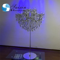 Jiuzin — bougeoirs à 18 bras en cristal, support de fleurs magnifique pour centre de table de mariage, ZT-325L
