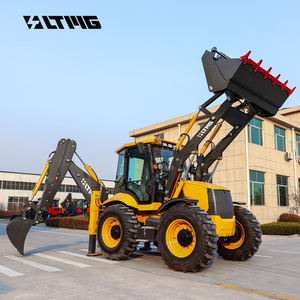 LTMG Graafmachine met achterlader 4x4 wiel aandrijving voor- en achterlader graafmachine Wz3025 3CX 4CX CLG777 3CX 4CX Tractorlader Graafmachine Prijs - Product Image 6