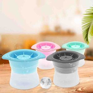Whiskey nhựa Vòng Ice Ball khuôn Maker-Khối đá hình cầu lớn và công cụ nhà bếp lưới - Product Image 2