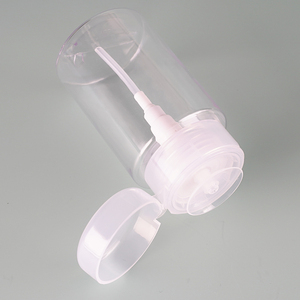 Sang Trọng Rỗng 100Ml 150Ml 200Ml 300Ml Da Toner Chai Nhựa Rỗng Đẩy Xuống Mắt Trang Điểm Nail Polish Remover Bơm Chai - Product Image 5