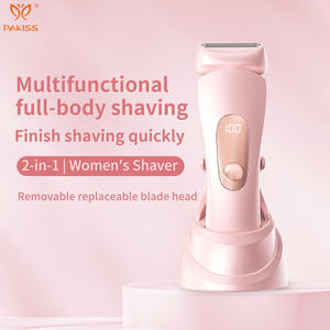 Depiladora Eléctrica 2 en 1 Impermeable de Doble Cabezal, Recortadora de Bikini, Recargable por USB, para Mujeres y Hombres, Uso Doméstico 1 - Product Image 2