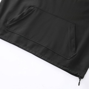 Combinaison de ski imperméable et respirante personnalisée OEM veste à capuche d'extérieur décontractée et sweat à capuche de ski pour le ski et les sports de neige noir - Product Image 3