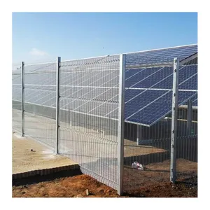 Hot Dip Galvanized Powder Coated 358 Anti Climb Security Fence Prison Security Mesh Panel For Airport