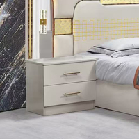 Ensemble de chambre à coucher moderne à prix de gros, cadre en bois, lit king-size de luxe, design turc, ensemble complet de meubles de chambre à coucher