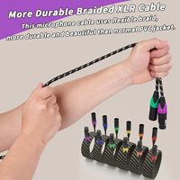 Usine En Gros Stéréo Balance XLR Câble De Signal Audio Mâle à Femelle Microphone Câble Fil pour Amplificateur Haut-Parleur