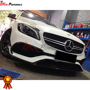 Lame avant en Fiber de carbone pour mercedes-benz classe A <span class=keywords><strong>W176</strong></span> A200 <span class=keywords><strong>Sport</strong></span> <span class=keywords><strong>A250</strong></span> A260 A45 AMG BodyKit - Product Image 3