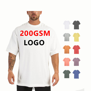 Vêtements à manches courtes de haute qualité personnalisés, 100% coton, tailles S-4XL, t-shirts de marque pour hommes - Product Image 1