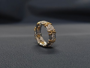 RIZTA JEWELS Hip Hop Luxury <b>Rings</b> High Quality Jewelry 14K Gold Micro Paved Lab Grown Diamond Brilliant Cut Wedding <b>Ring</b> Women's - Product Image 5